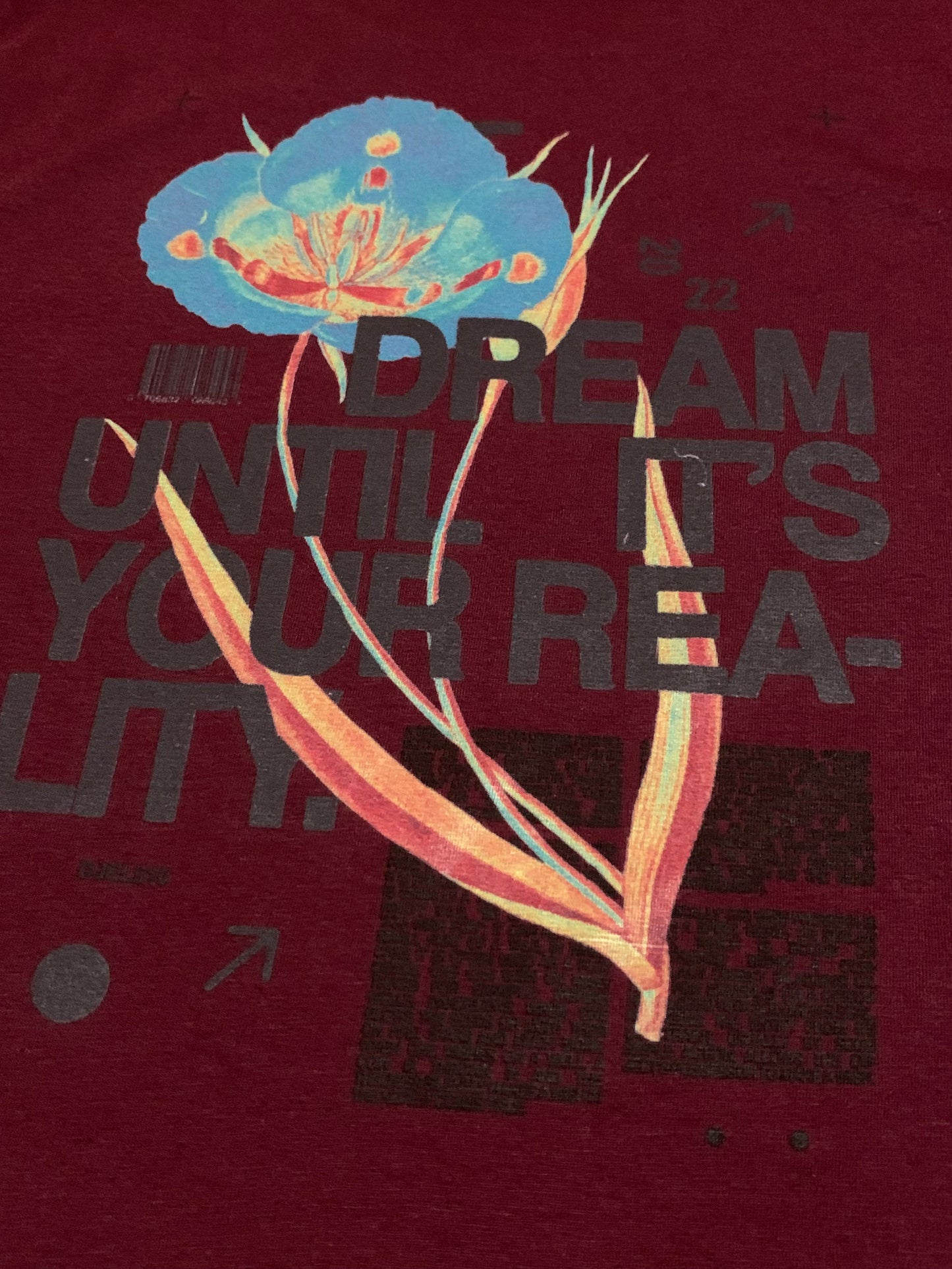 Dream Your Reality T-shirt - Maroon